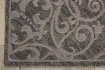 Nourison Damask Vintage Grey 5' x 7' Area -Rug, Easy -Cleaning, Non Shedding, Bed Room, Living Room, Dining Room, Kitchen (5x7)" }