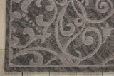 Nourison Damask Vintage Grey 5' x 7' Area -Rug, Easy -Cleaning, Non Shedding, Bed Room, Living Room, Dining Room, Kitchen (5x7)" }