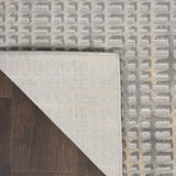 Nourison Solace Contemporary Abstract Grey/Beige 2'3" x 7'3" Area Rug, Easy Cleaning, Non Shedding, Bed Room, Living Room, Dining Room, Kitchen, (7' Runner)