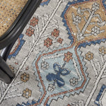 Nourison Concerto Bohemian Grey/Multi 6'7" x 9'6" Area -Rug, Easy -Cleaning, Non Shedding, Bed Room, Living Room, Dining Room, Kitchen (7x10)