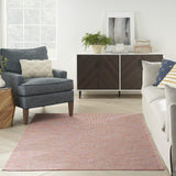 Nourison Positano Indoor/Outdoor Rainbow 5' x 7' Area Rug, Easy Cleaning, Non Shedding, Bed Room, Living Room, Dining Room, Backyard, Deck, Patio (5x7)