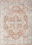 Nourison Astra Machine Washable Bohemian Gold/Multicolor 5'3" x 7' Area Rug, Easy Clean, Non Shedding, Bed Room, Living Room, Dining Room, Kitchen (5x7)