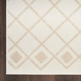 Nourison Grafix Moroccan Ivory Beige 7'10" x 9'10" Area Rug, Easy Cleaning, Non Shedding, Bed Room, Living Room, Dining Room, Kitchen (8x10)