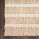 Nourison Positano Indoor/Outdoor Beige Ivory 4' x 6' Area Rug, Easy Clean, Non Shedding, Bed Room, Living Room, Dining Room, Deck, Backyard, Patio (4x6)