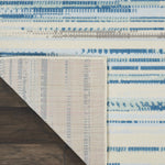 Nourison Jubilant Abstract Blue 8'6" x 12' Area -rug, Easy -cleaning, Non Shedding, Bed Room, Living Room, Dining Room, Kitchen (9x12)