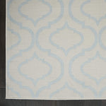 Nourison Jubilant JUB19, 4 ft x 6 ft, Ivory Blue