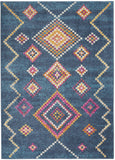 Nourison Passion Bohemian Navy 5'3" x 7'3" Area -Rug, Easy -Cleaning, Non Shedding, Bed Room, Living Room, Dining Room, Kitchen (5x7)