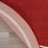 Nourison Essentials 6' x Round Brick/Ivory Contemporary Indoor/Outdoor Rug