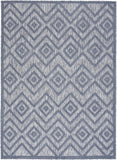 Nourison Versatile 5' x 7' Area Rug with Denim Blue Finish 099446043665
