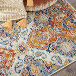 Nourison Passion Bohemian Multicolor 1'10" x 2'10" Area Rug, Easy Clean, Non Shedding, Bed Room, Living Room, Dining Room, Kitchen (2x3)