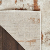 Nourison Concerto Ivory Rust 2'2" x 7'6" Area Rug Easy Clean, Non Shedding, Bed Room, Living Room, Dining Room, Kitchen (8' Runner)