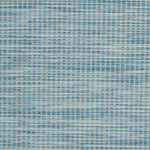 Nourison Positano Indoor/Outdoor Aqua 2'2" x 10' Area Rug, Easy Cleaning, Non Shedding, Bed Room, Living Room, Dining Room, Backyard, Deck, Patio (2x10)