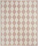 Nourison Positano Indoor/Outdoor Beige 5' x 7' Area Rug, Easy Cleaning, Non Shedding, Bed Room, Living Room, Dining Room, Backyard, Deck, Patio (5x7)