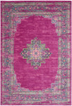 Nourison Passion Fuchsia 12' x 15' Area--Rug, Boho, Traditional, Easy--Cleaning, Non Shedding, Bed Room, Living Room, Hallway (12x15)