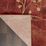 Nourison Somerset Rustic Flame 2' x 2'9" Area-Rug, Easy-Cleaning, Non Shedding, Bed Room, Living Room, Dining Room, Kitchen (2x3)