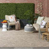 Nourison Positano Indoor/Outdoor Beige 2'2" x 12' Area Rug, Easy Cleaning, Non Shedding, Bed Room, Living Room, Dining Room, Backyard, Deck, Patio (2x12)