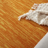 Nourison Essentials Indoor/Outdoor Sunburst 6' x Round Area Rug, Easy Cleaning, Non Shedding, Bed Room, Living Room, Dining Room, Backyard, Deck, Patio (6 Round)