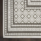 Nourison Calobra Modern Light Grey 4' x 6' Area -Rug, Easy -Cleaning, Non Shedding, Bed Room, Living Room, Dining Room, Kitchen (4x6)