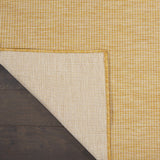 Nourison Positano Indoor/Outdoor Yellow 5' x 7' Area Rug, Easy Cleaning, Non Shedding, Bed Room, Living Room, Dining Room, Backyard, Deck, Patio (5x7)