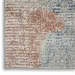 Nourison Concerto Abstract Ivory/Multi 2'2" x 7'6" Area -Rug, Easy -Cleaning, Non Shedding, Bed Room, Living Room, Dining Room, Kitchen (2x8)