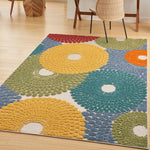 Nourison Aloha 3'6" x 5'6" Area Rug with Multicolor Finish 099446168009