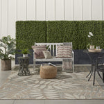 Nourison Aloha Indoor/Outdoor Natural 9'6" x 13' Area Rug, Easy Cleaning, Non Shedding, Bed Room, Living Room, Dining Room, Backyard, Deck, Patio (10x13)