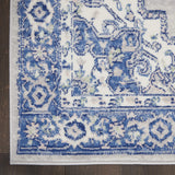 Nourison Whimsicle Traditional Grey Blue 2' x 3' Area Rug, Easy Cleaning, Non Shedding, Bed Room, Living Room, Dining Room, Kitchen (2x3)