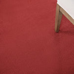 Nourison Essentials Indoor/Outdoor Brick Red 5' x Square Area Rug, Easy Cleaning, Non Shedding, Bed Room, Living Room, Dining Room, Backyard, Deck, Patio (5 Square)