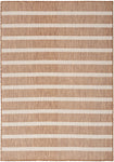 Nourison Positano Indoor/Outdoor Jute Ivory 4' x 6' Area Rug, Easy Clean, Non Shedding, Bedroom, Living Room, Dining Room, Deck, Backyard, Patio