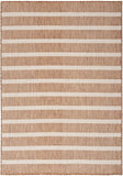 Nourison Positano Indoor/Outdoor Jute Ivory 4' x 6' Area Rug, Easy Clean, Non Shedding, Bedroom, Living Room, Dining Room, Deck, Backyard, Patio