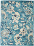 Nourison Home Tranquil TRA02, 5'3" x 7'3", Turquoise