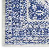 Nourison Whimsicle Traditional Ivory Navy 2' x 3' Area Rug, Easy Cleaning, Non Shedding, Bed Room, Living Room, Dining Room, Kitchen (2x3)