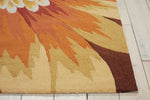 Nourison Fantasy Modern Multicolor 1'9'' x 2'9'' Area-Rug, Easy-Cleaning, Non Shedding, Bed Room, Living Room, Dining Room, Kitchen (2x3)