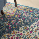 Nourison Passion Farmhouse Multicolor 3'9" x 5'9" Area -Rug, Easy -Cleaning, Non Shedding, Bed Room, Living Room, Dining Room, Kitchen (4x6)