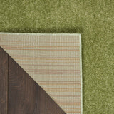 Nourison Essentials Solid Indoor/Outdoor Green 2'2" x 16 Area Rug, Easy Cleaning, Non Shedding, Bed Room, Living Room, Dining Room, Deck, Patio, Backyard (2x16)