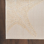 Nourison Aloha Indoor/Outdoor Ivory Multicolor 2'3" x 8' Area Rug, Easy Cleaning, Non Shedding, Bed Room, Living Room, Dining Room, Backyard, Deck, Patio (2x8)