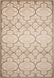 Nourison Aloha Indoor/Outdoor Cream 9'6" x 13' Area Rug, Tropical, Botanical, Easy Cleaning, Non Shedding, Bed Room, Living Room, Dining Room, Deck, Backyard, Patio (9x13)