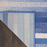 Nourison Whimsicle Abstract Blue Multicolor 7' x 10' Area Rug, Easy Cleaning, Non Shedding, Bed Room, Living Room, Dining Room, Kitchen (7x10)