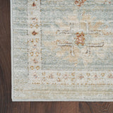 Nourison Traditional Home Traditional Mint 2'3" x 8' Area -Rug, Easy -Cleaning, Non Shedding, Bed Room, Living Room, Dining Room, Kitchen (2x8)