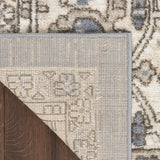 Nourison Concerto Blue 2'2" x 7'6" Area Rug Easy Clean, Non Shedding, Bed Room, Living Room, Dining Room, Kitchen (8' Runner)