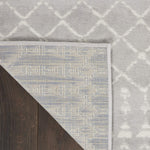 Nourison Whimsicle Moroccan Grey 2' x 3' Area Rug, Easy Cleaning, Non Shedding, Bed Room, Living Room, Dining Room, Kitchen (2x3)