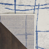 Nourison Whimsicle Ivory Blue 2' x 3' Area Rug, Contemporary, Artistic, Easy Cleaning, Non Shedding, Bed Room, Living Room, Dining Room, Kitchen (2x3)