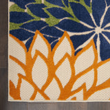 Nourison Aloha 36" x 60" Fabric Indoor/Outdoor Rug in Multi-Color