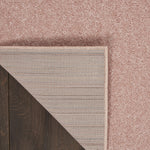 Nourison Essentials Indoor/Outdoor Pink 3' x 5' Area Rug, Easy Cleaning, Non Shedding, Bed Room, Living Room, Dining Room, Backyard, Deck, Patio (3x5)