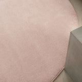 Nourison Essentials 6' x Round Pink Fabric Outdoor Area Rug (6' Round)