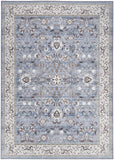Nourison Vintage Home Bohemian Blue 3'9" x 5'9" Area Rug, Easy Clean, Non Shedding, Bed Room, Living Room, Dining Room, Backyard, Deck, Patio (4x6)