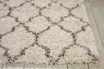 Nourison Amore Bohemian Cream 3'11" x ROUND Area -Rug, Easy -Cleaning, Non Shedding, Bed Room, Living Room, Dining Room, Kitchen (4 Round)
