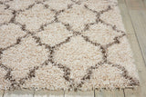 Nourison Amore Bohemian Cream 3'11" x ROUND Area -Rug, Easy -Cleaning, Non Shedding, Bed Room, Living Room, Dining Room, Kitchen (4 Round)