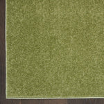 Nourison Essentials Indoor/Outdoor Green 2'2" x 7'6" Area Rug, Easy Cleaning, Non Shedding, Bed Room, Living Room, Dining Room, Backyard, Deck, Patio (2x8)