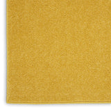 Nourison Essentials Indoor/Outdoor Yellow 5' x 7' Area Rug, Easy Cleaning, Non Shedding, Bed Room, Living Room, Dining Room, Backyard, Deck, Patio (5x7)
